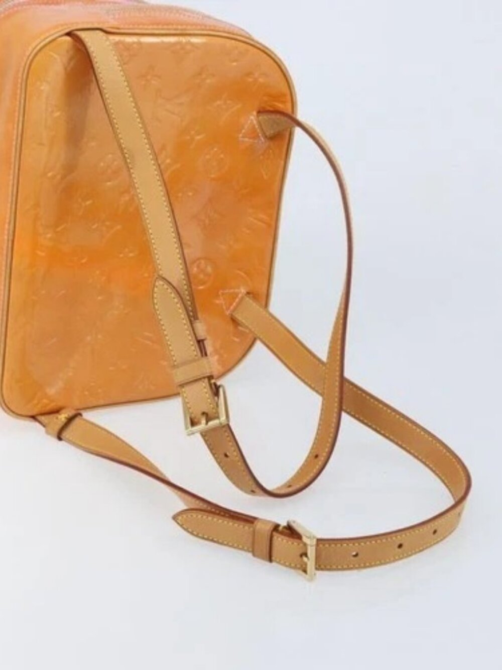 LOUIS VUITTON Vernis Marley Backpack Marshmallow Pink M91039 LV Auth BA11055 - Picture 7 of 14